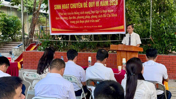 CHI BỘ CÁC CƠ  QUAN ĐẢNG PHỐI HỢP VỚI CHI BỘ CÔNG AN XÃ VÂN NHAM TỔ CHỨC SINH HOẠT CHUYÊN ĐỀ QUÝ III NĂM 2026