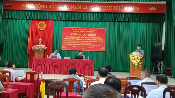 THƯỜNG TRỰC HĐND XÃ VÂN NHAM TỔ CHỨC PHIÊN HỌP GIẢI TRÌNH