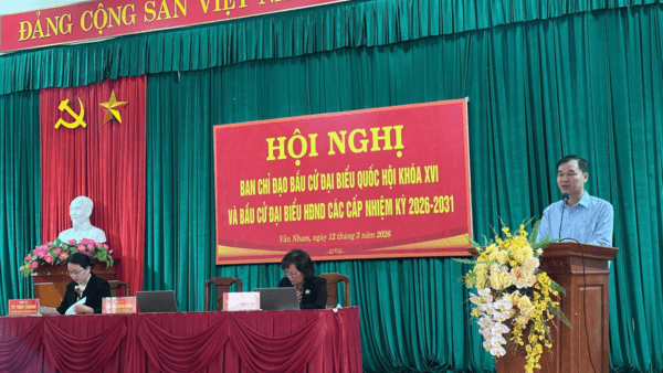 Ban Chỉ đạo bầu cử xã Vân Nham tổ chức Hội nghị rà soát công tác chuẩn bị bầu cử đại biểu Quốc hội khóa XVI và đại biểu HĐND các cấp nhiệm kỳ 2026 – 2031.