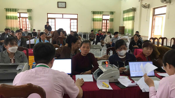 NGÀY 18/3/2026 PHÒNG GIAO DỊCH NHCXH HỮU LŨNG TỔ CHỨC PHIÊN GIAO DỊCH CỐ ĐỊNH HẰNG THẮNG TẠI ĐIỂM GIAO DỊCH VÂN NHAM 2