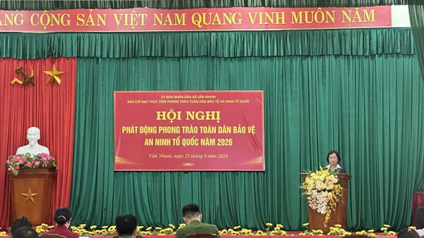 XÃ VÂN NHAM TỔ CHỨC HỘI NGHỊ PHÁT ĐỘNG PHONG TRÀO TOÀN DÂN BẢO VỆ AN NINH TỔ QUỐC